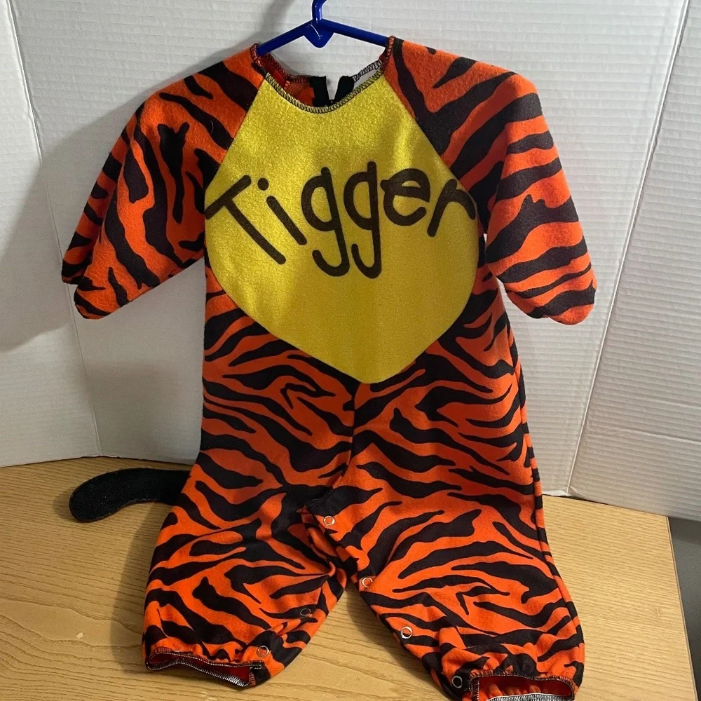 Disney Catalog Tigger Halloween Costume Baby 6-12 Mos Winnie The Pooh 1 Pcs Hood